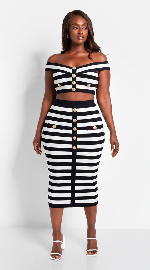 Capri Off-Shoulder Set