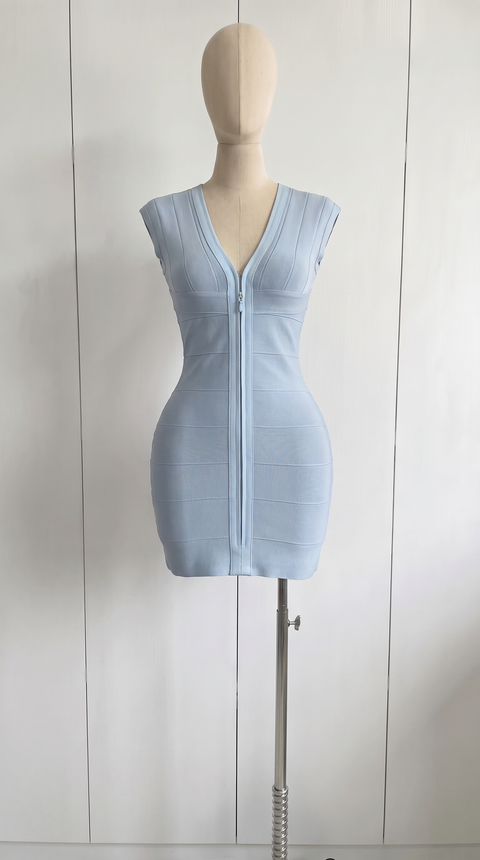 Demi Zip Mini Dress