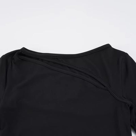 Asymmetric Cutout Top
