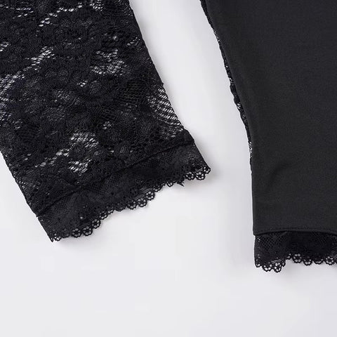 Lace Square Neck Top