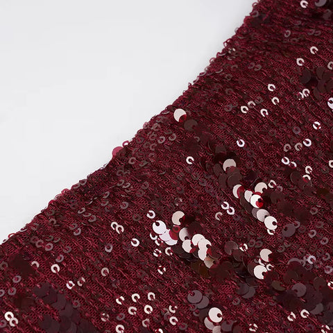 Sequin Mini Skirt