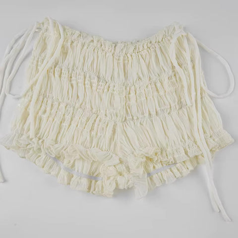 Ruffle Texture Shorts