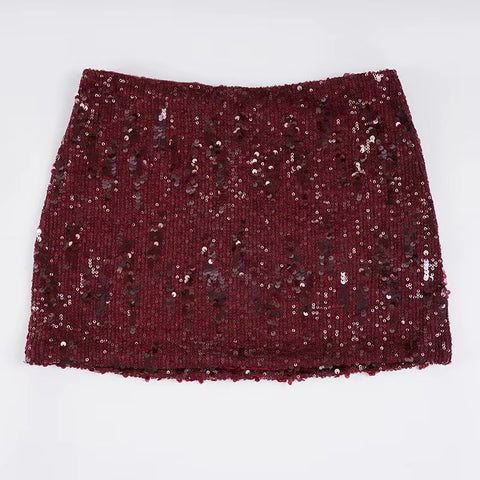 Sequin Mini Skirt