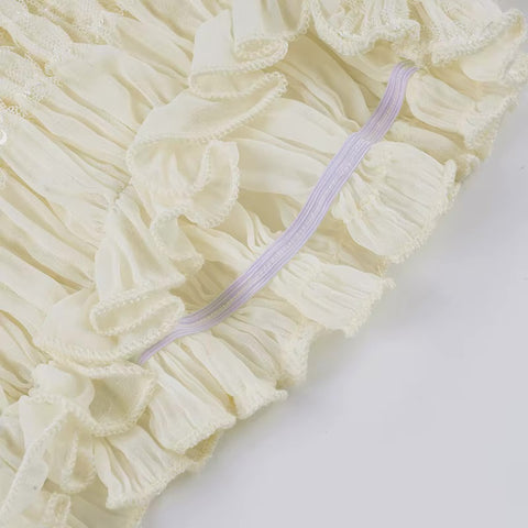 Ruffle Texture Shorts