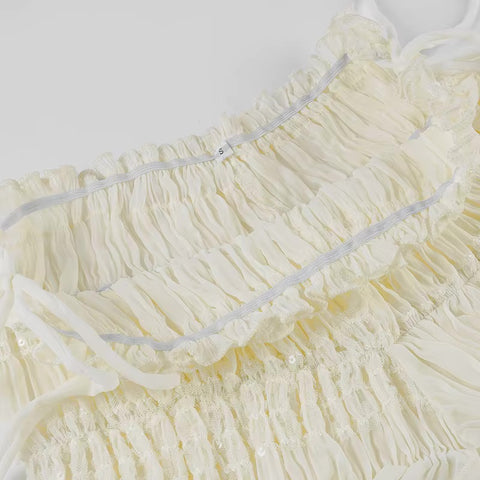 Ruffle Texture Shorts