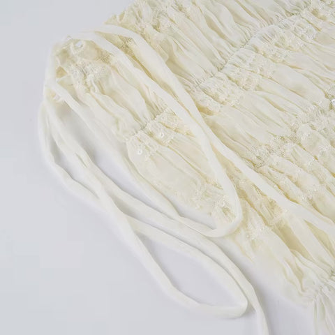 Ruffle Texture Shorts