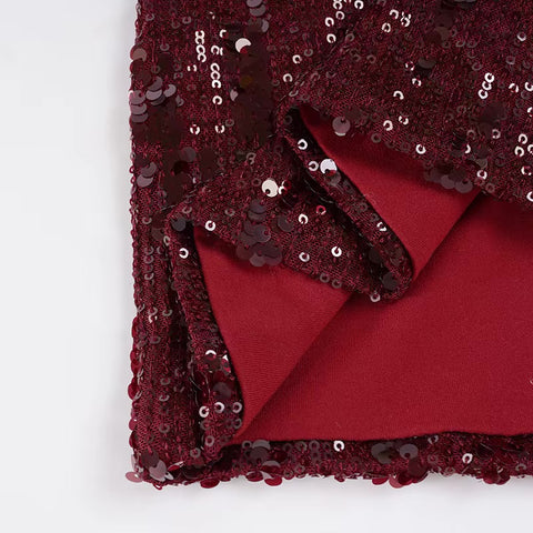 Sequin Mini Skirt
