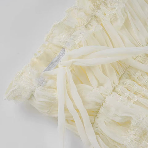 Ruffle Texture Shorts