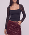 Sequin Mini Skirt